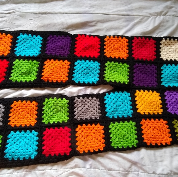 Granny square vintage style crochet pants - Picture 3 of 8